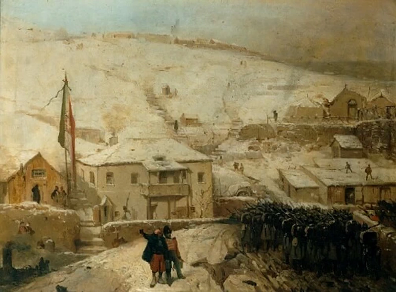 Il Quartier generale dei Piemontesi in Crimea - 1852